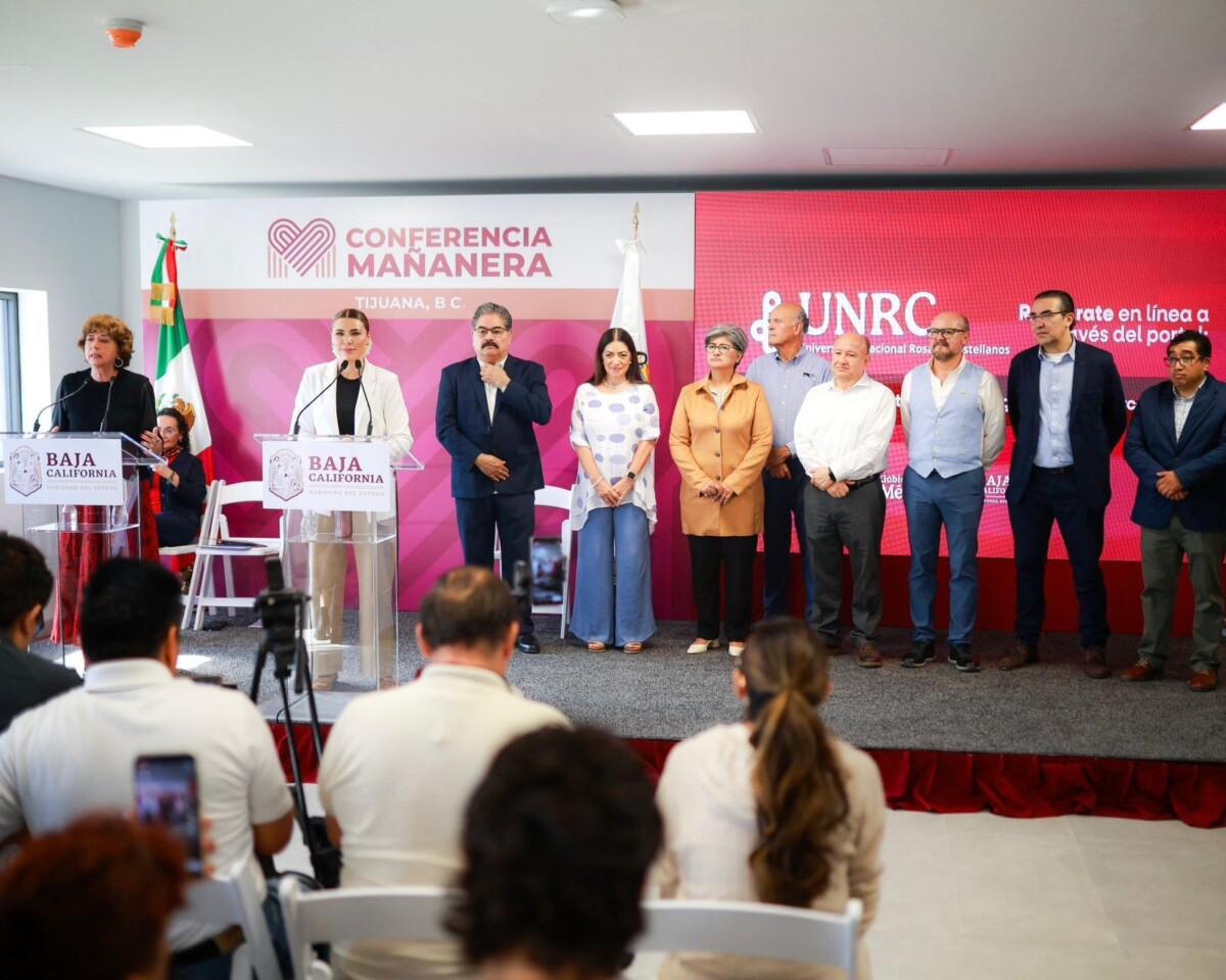 INAUGURA MARINA DEL PILAR PRIMERA ETAPA DE LA UNIVERSIDAD NACIONAL ROSARIO CASTELLANOS EN TIJUANA