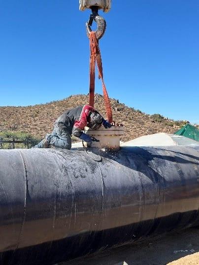 REPARA CEA-SEPROA FUGA EN EL ACUEDUCTO RÍO COLORADO-TIJUANA