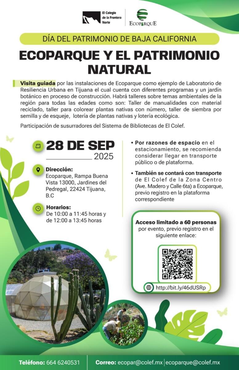 INVITACIÓN A VISITA GUIADA AL ECOPAQUE