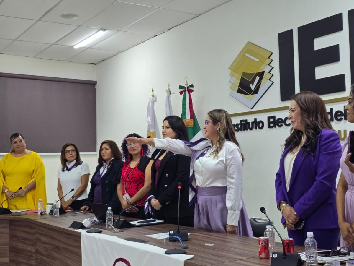 Protesta Alma Lorena Alonso Valdivia como presidenta de la Asociación Mexicana de Consejeras Estatales Electorales, A.C.