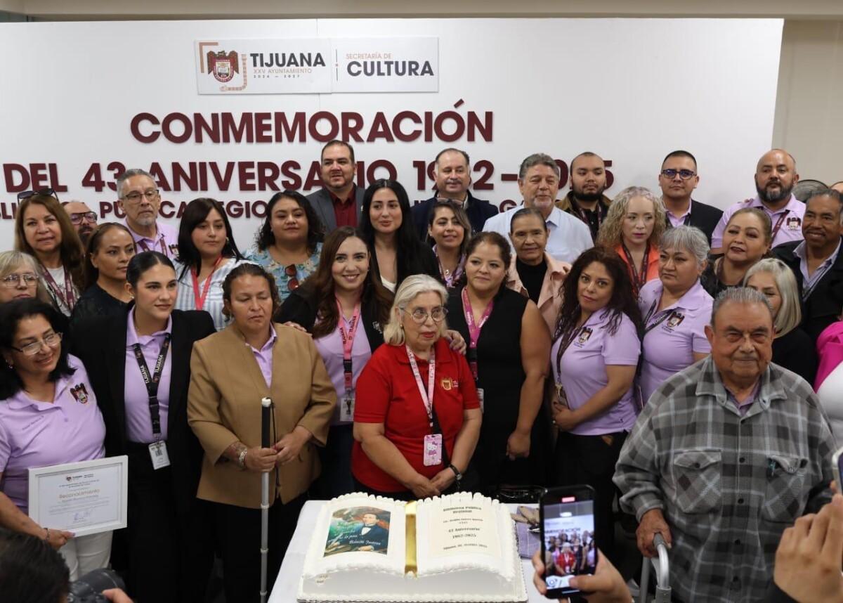 Conmemora XXV Ayuntamiento de Tijuana 43 Aniversario de la Biblioteca Pública Benito Juárez García