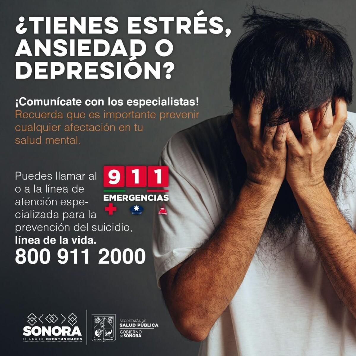 Llama Gobierno de Sonora a priorizar la salud mental durante este mes