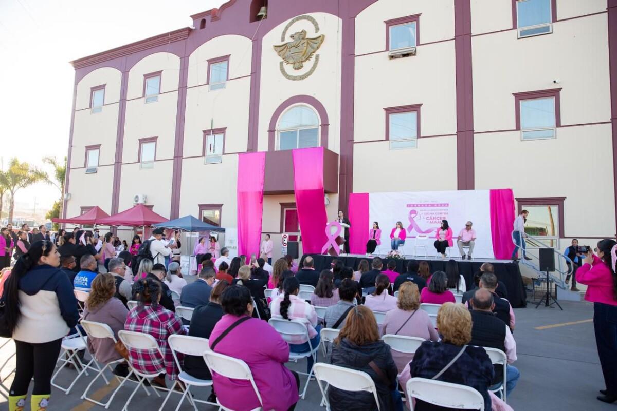 Playas de Rosarito se viste de rosa en conmemoración del Mes de Sensibilización sobre el Cáncer de Mama