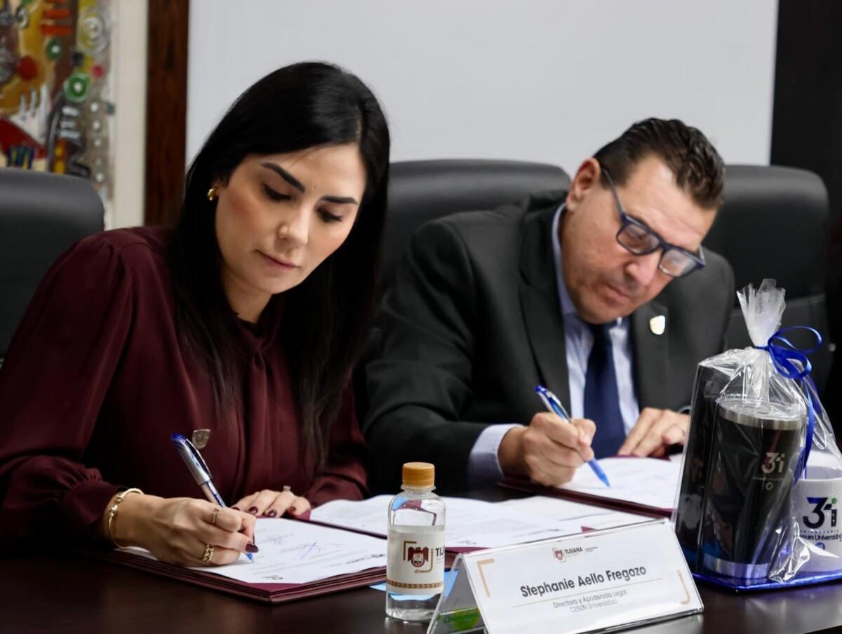 Fortalece XXV Ayuntamiento de Tijuana vínculos académicos con CESUN Universidad