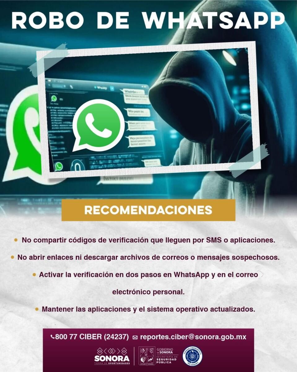 Gobierno del Estado refuerza la protección digital ante fraudes en WhatsApp
