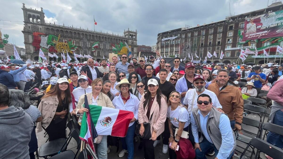 Asiste Rocío Adame al Primer Informe de Gobierno de la Presidenta Claudia Sheinbaum