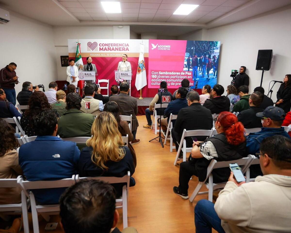 PROYECTO TIJUANA, ESTRATEGIA DE PAZ, RECONSTRUYE EL TEJIDO SOCIAL: GOBERNADORA MARINA DEL PILAR