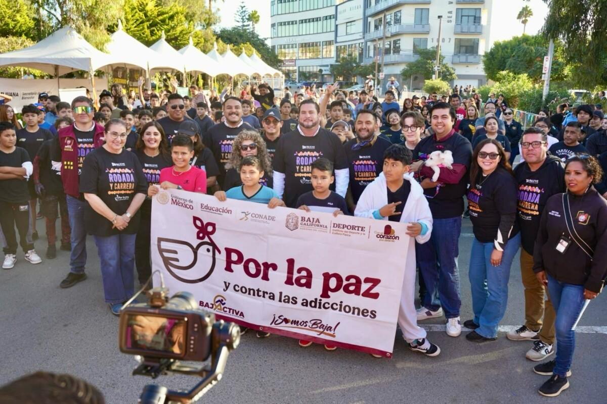 Encabeza Ismael Burgueño Ruiz ‘Rodada y Carrera por la Paz y contra las Adicciones’ en Tijuana
