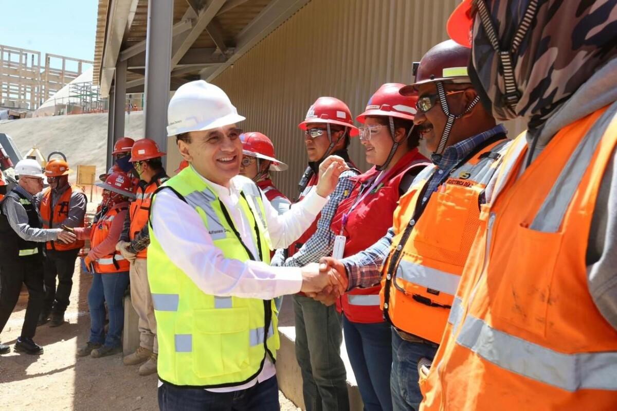 Gobernador Durazo coloca a Sonora en primer lugar de exportación minera en la frontera norte