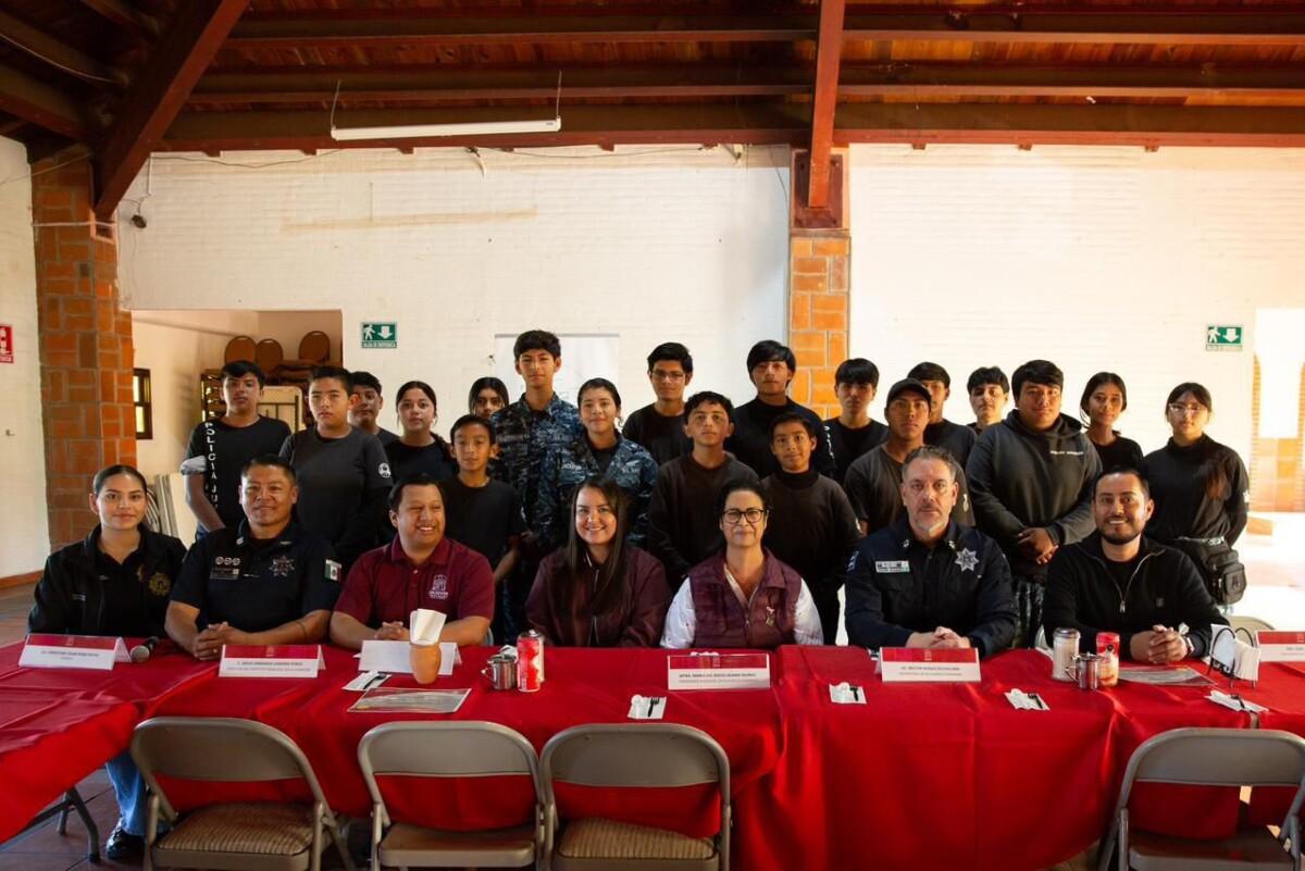 Alcaldesa Rocío Adame motiva y reconoce a jóvenes líderes de la Policía Juvenil