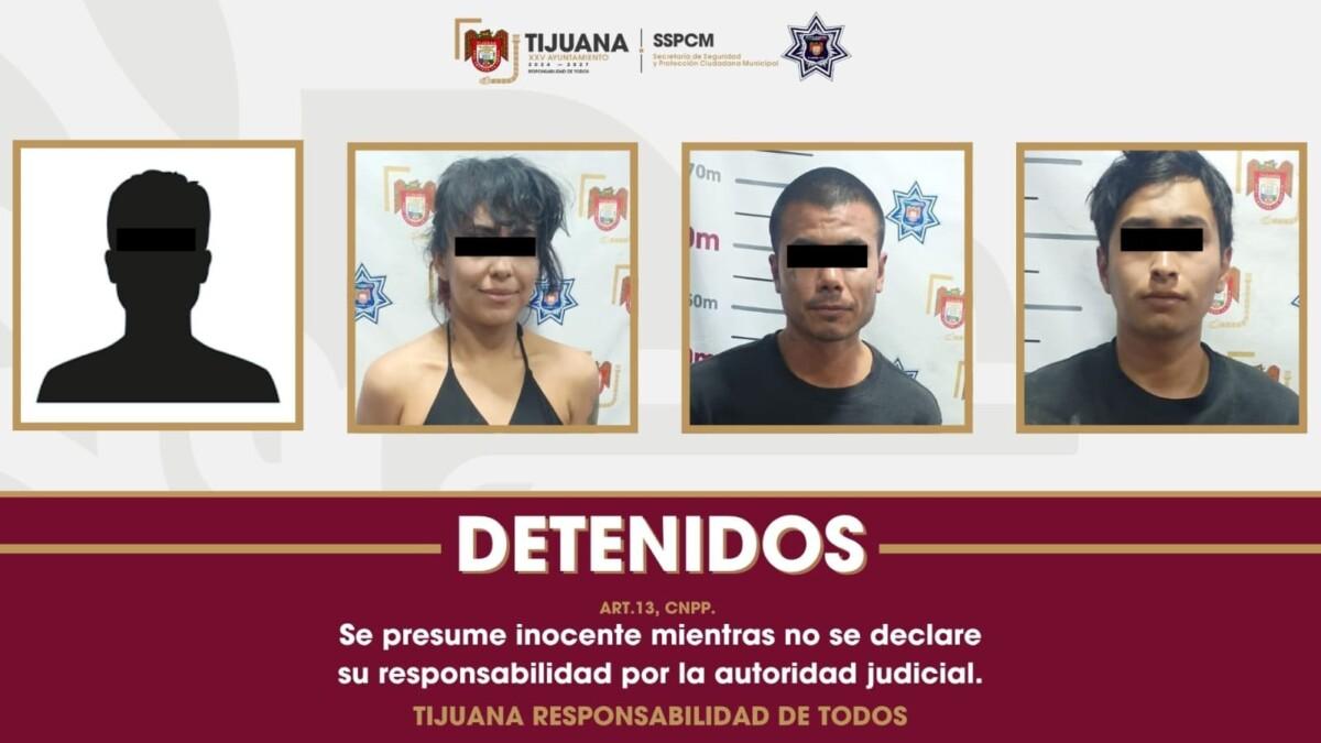 Rescata Policía Municipal a tres personas privadas de libertad y captura a cuatro presuntos responsables