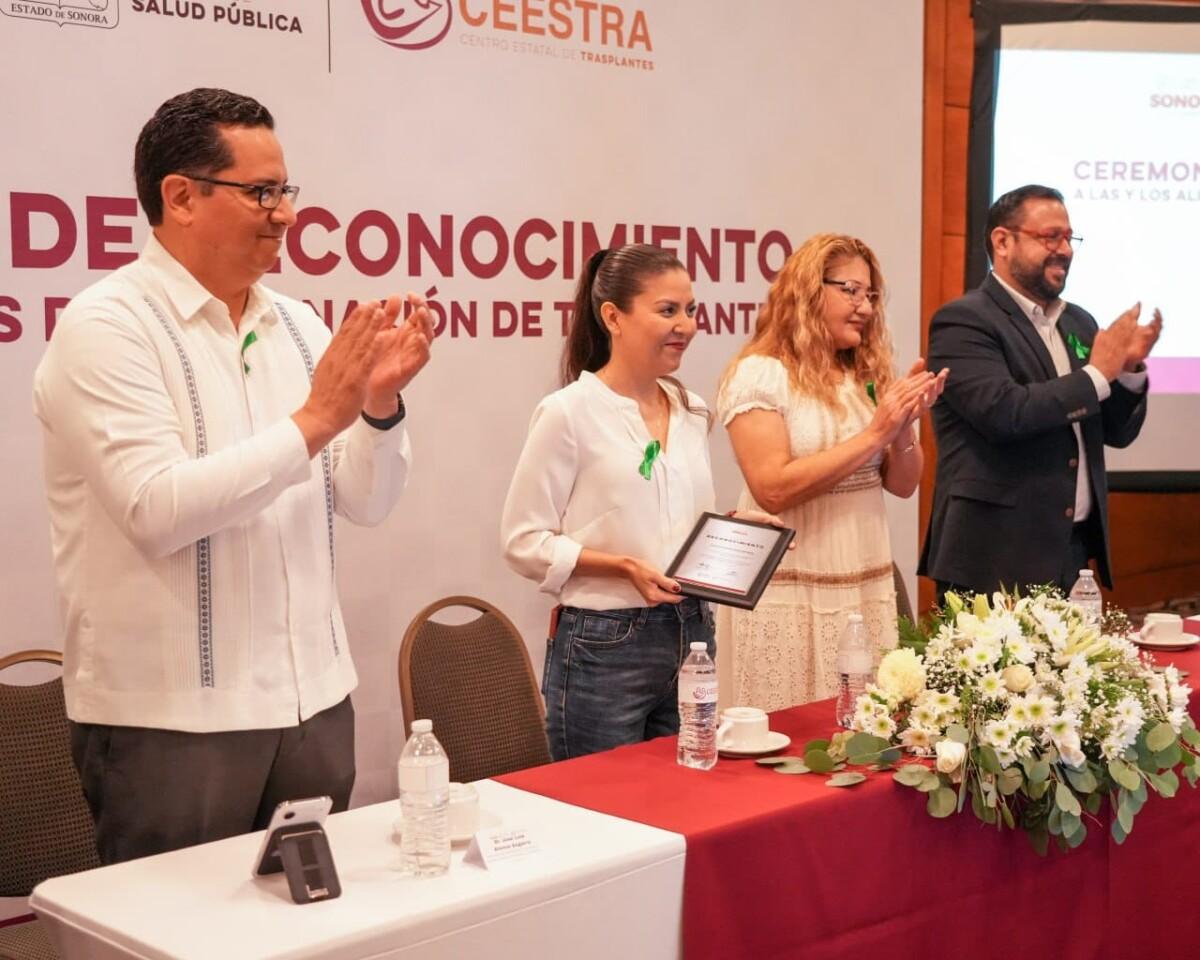 Celebra Gobierno de Sonora a las y los aliados de la donación y trasplante de órganos
