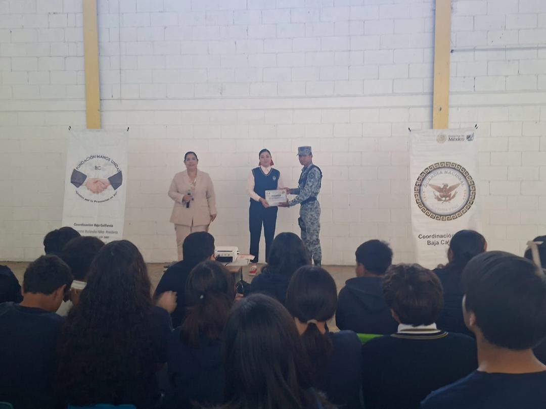 Guardia Nacional en BC: Nuestro objetivo es prevenir el acoso en las niñas y adolescentes.