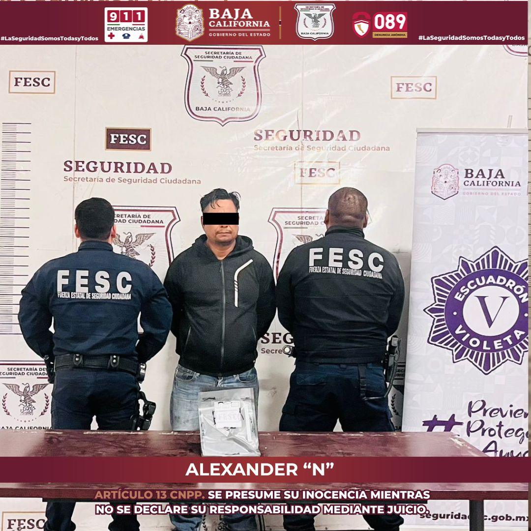 ESCUADRÓN VIOLETA DETIENE A DOS AGRESORES Y PROTEGE A MUJERES EN TIJUANA