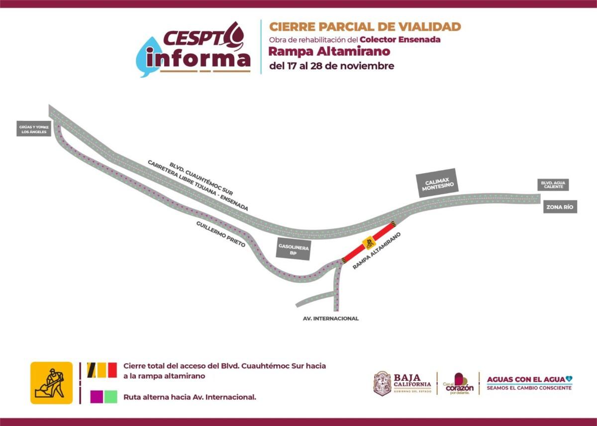 INICIAN OBRAS DE REHABILITACIÓN DEL COLECTOR ENSENADA