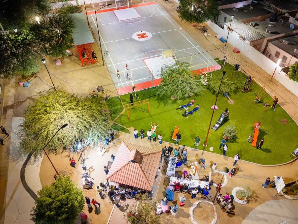 Beneficia Astiazarán a familias con renovación del parque Las Cachoras, obra ganadora del presupuesto CRECES