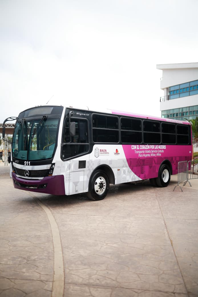 TRANSPORTE VIOLETA SUPERA LOS 10 MILLONES DE TRASLADOS Y CONSOLIDA SU EXPANSIÓN EN BAJA CALIFORNIA: GOBERNADORA MARINA DEL PILAR