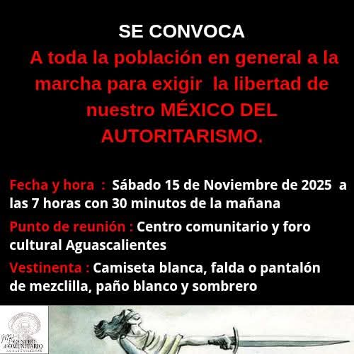 CONVOCATORIA PARA LA MARCHA DEL SOMBRERO EN TIJUANA