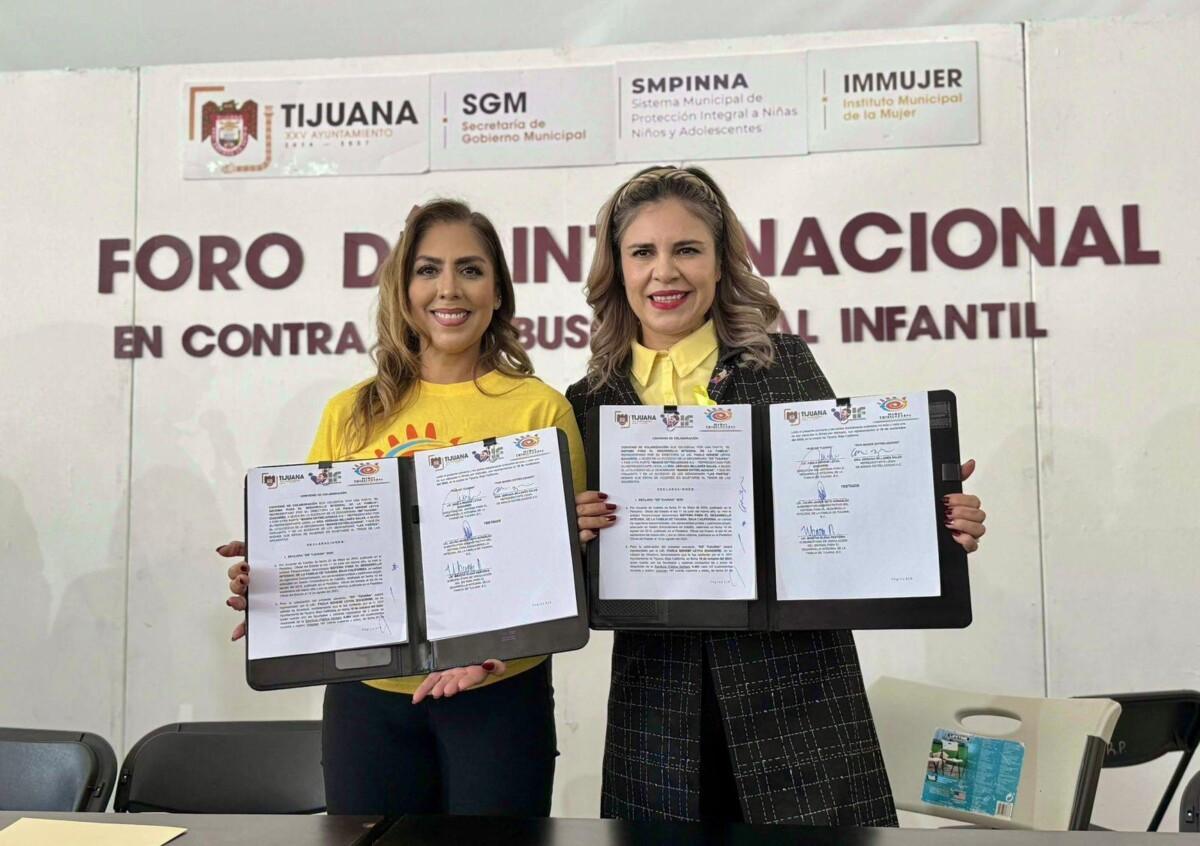 Firman Gobierno Municipal y Fundación Manos Entrelazadas convenio de colaboración para la atención y protección de niñas, niños y adolescentes