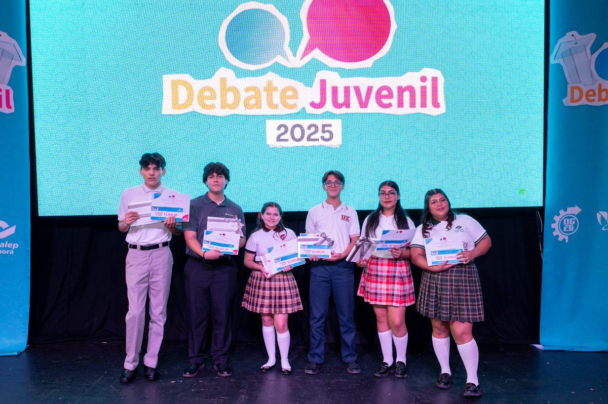 IEE Sonora realiza la Final Estatal del Debate Juvenil 2025 y reconoce a las juventudes como motor de la vida democrática