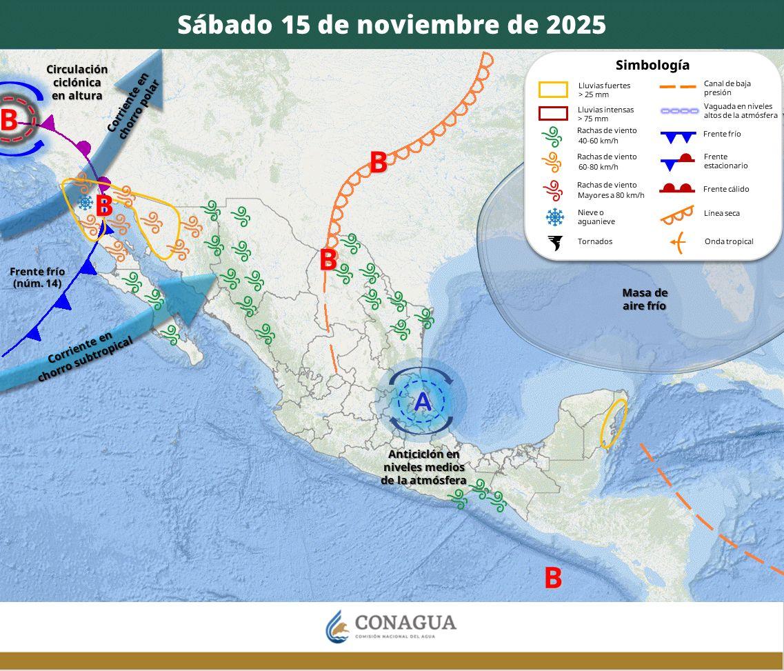 GOBIERNO DE BAJA CALIFORNIA ACTIVA COMITÉ ESTATAL DE EMERGENCIAS ANTE INGRESO DE FRENTES FRÍOS 14 Y 15