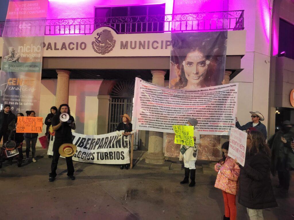 GRAN PARTICIPACI0N EN MARCHA POR LA PAZ EN TECATE LO HICIERON MÁS DE 100 PERSONAS