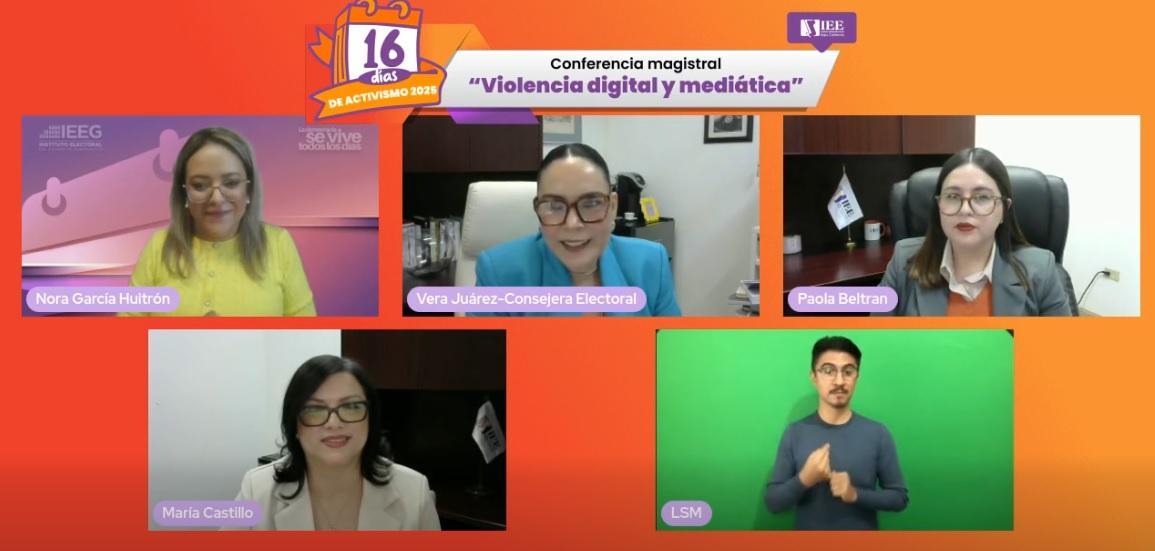 IEEBC REALIZA CONFERENCIA MAGISTRAL “VIOLENCIA DIGITAL Y MEDIÁTICA”