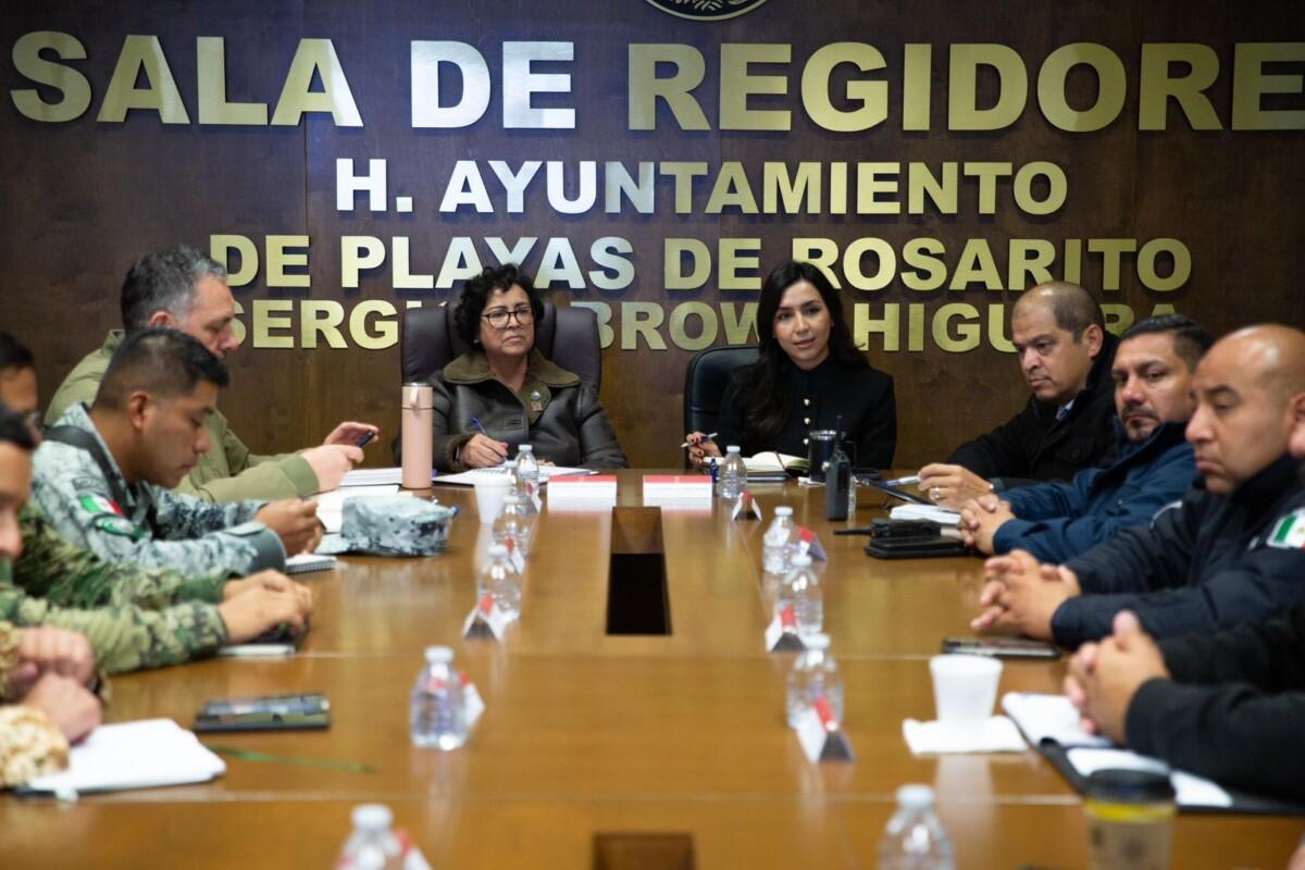 Seguridad en Playas de Rosarito avanza con acciones conjuntas y disminución en delitos clave.