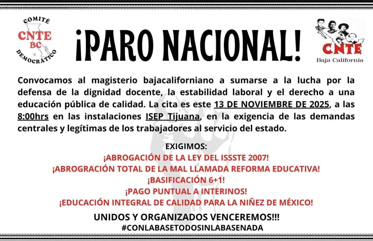 ! OTRA VEZ EL MAGISTERIO EN PARO NACIONA, MILES DE ESTUDIANTES SIN CLASES¡