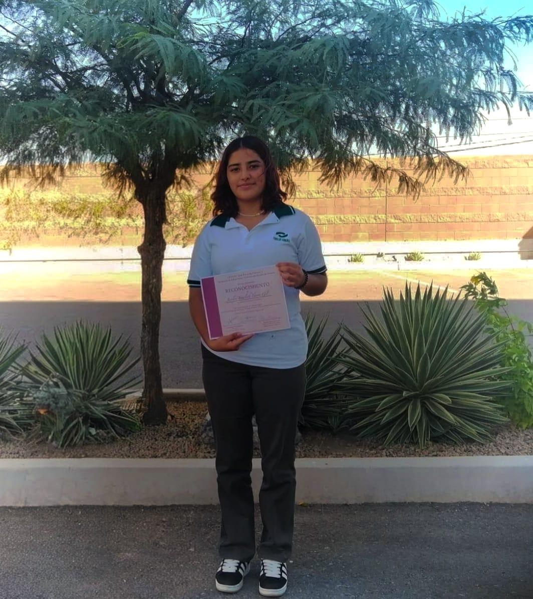 Destaca alumna de Conalep en concurso estatal de poesía “Alicia Muñoz” 2025