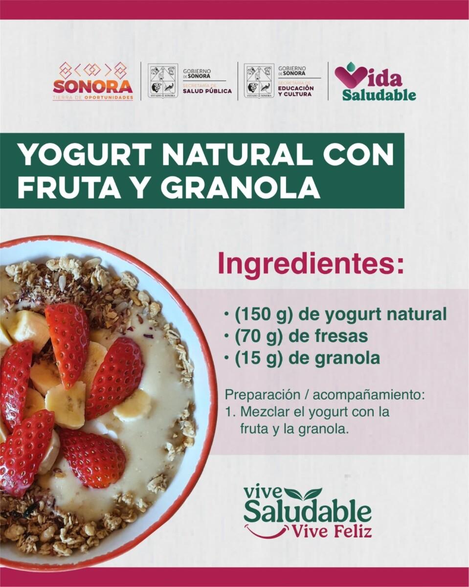 La Secretaría de Educación y Cultura invita a preparar refrigerios saludables para niñas y niños