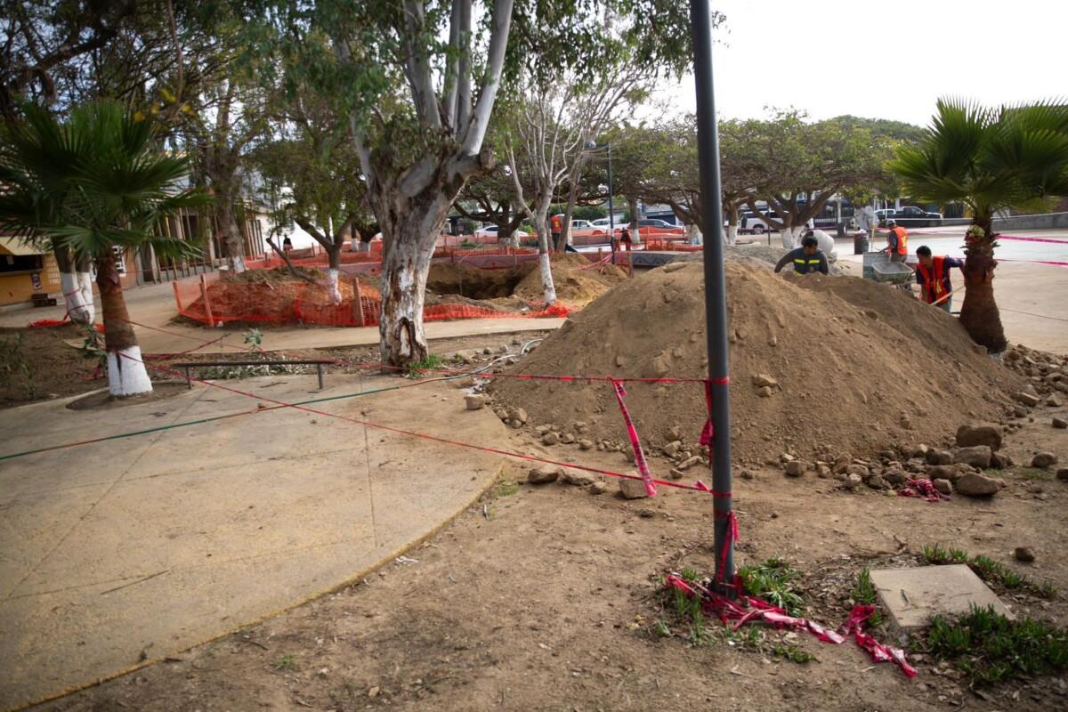 Inician trabajos de intervención integral del Parque José Cruz Navarro en Primo Tapia gracias a la gestión de la Presidenta Municipal Rocío Adame