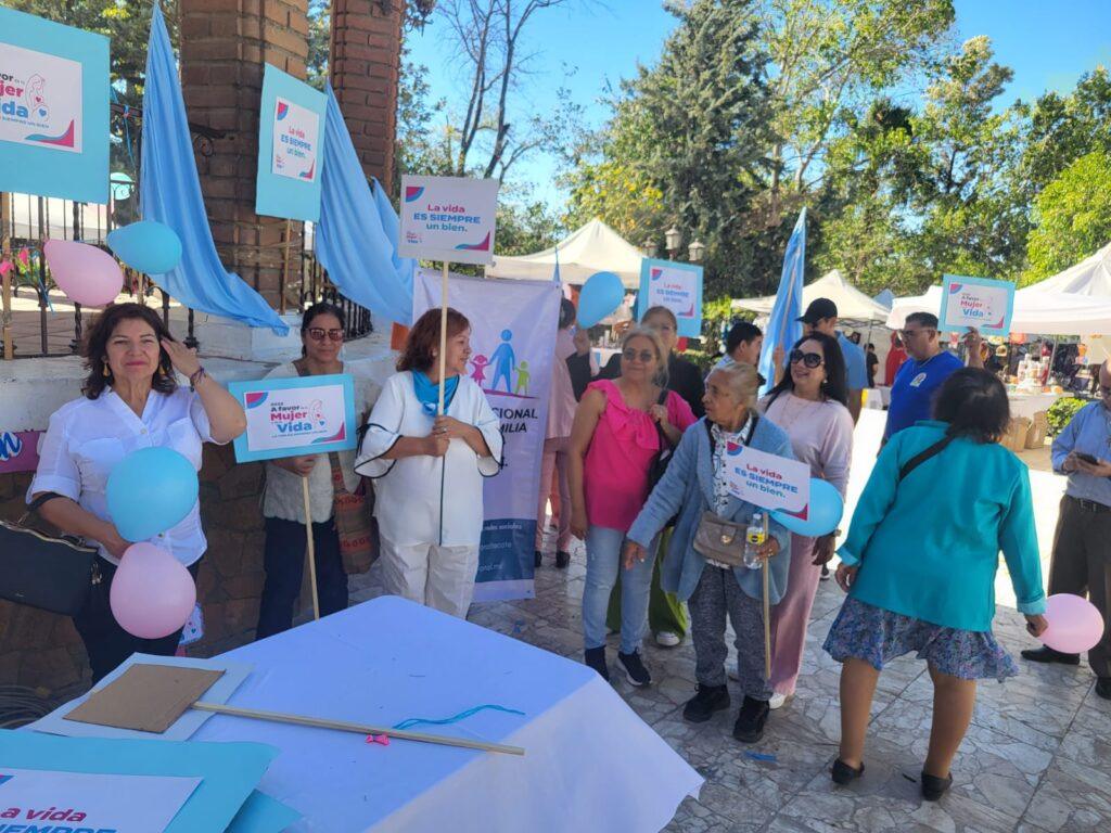 MANIFESTACIÓN EN FAVOR DE LA VIDA  POR MJUERES