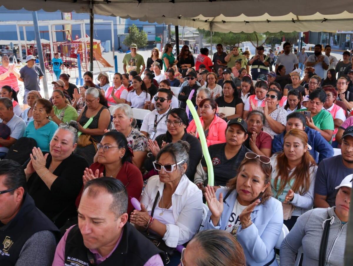 Supervisa Gobierno de Tijuana obra de rehabilitación del parque Villa del Prado I