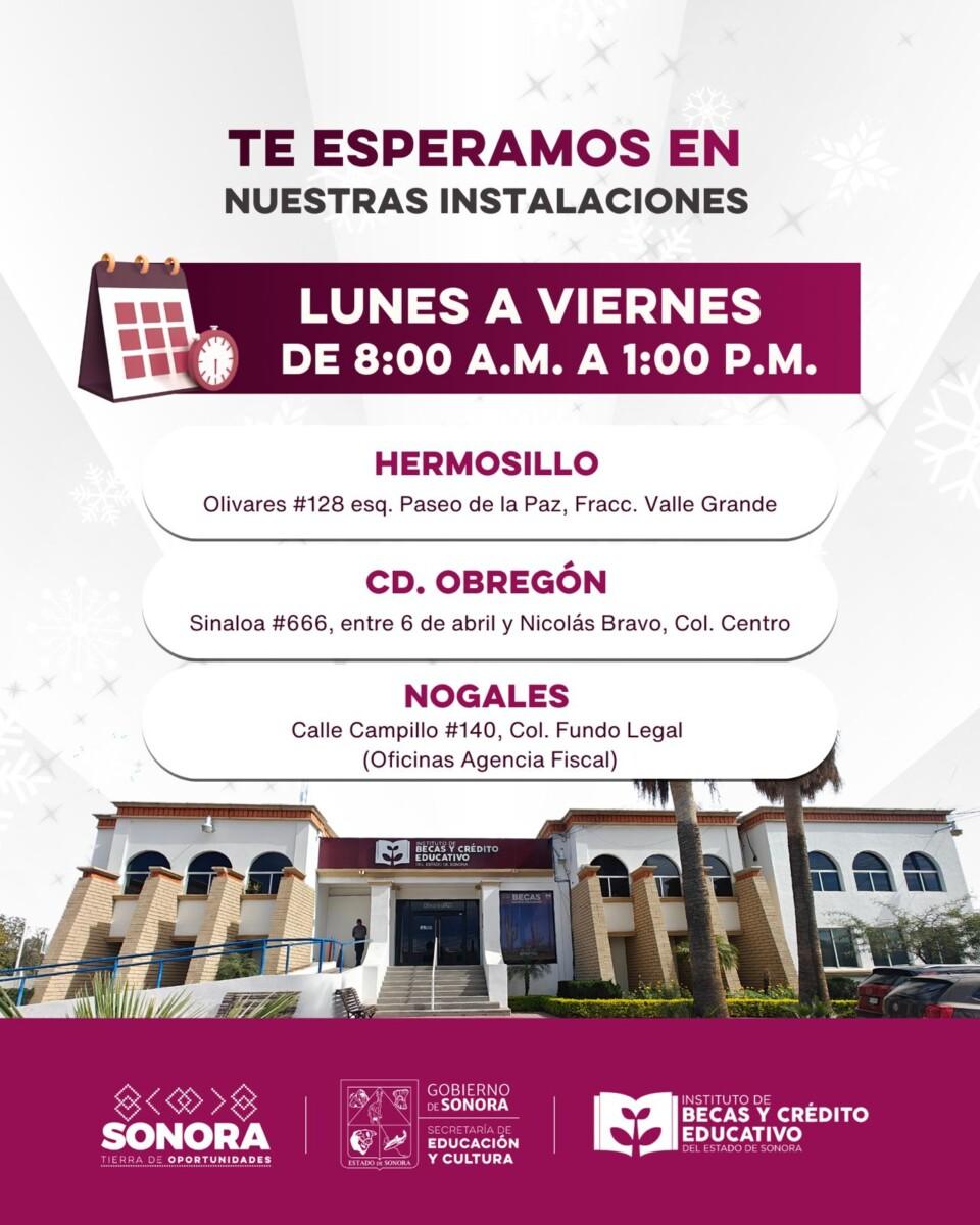 Brindará Instituto de Becas atención al público durante vacaciones de invierno