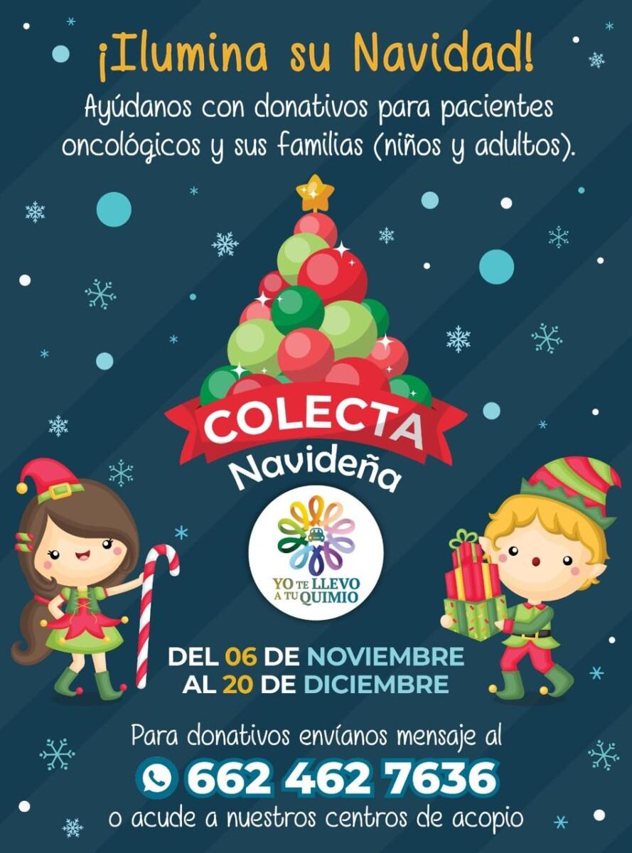Invita “Yo te llevo a tu Quimio” a la “Colecta: Ilumina su Navidad” a beneficio de pacientes oncológicos