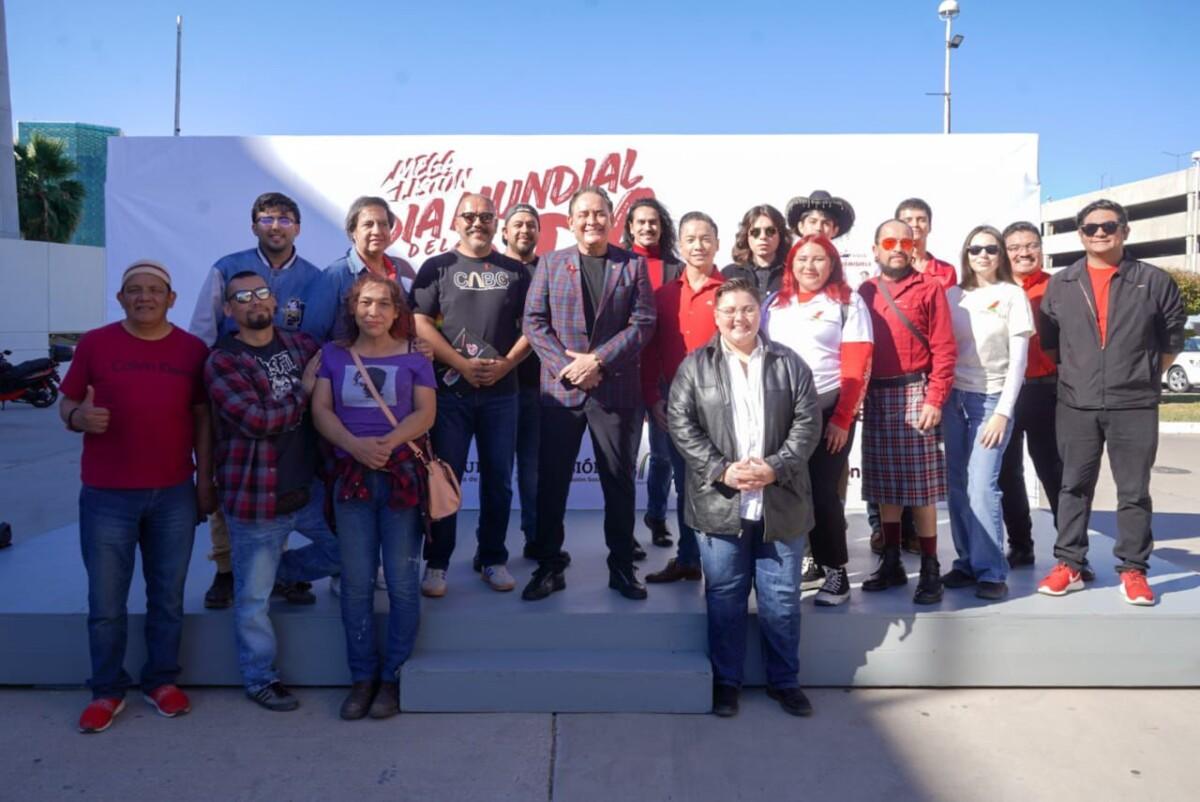 SECRETARÍA DE SALUD DE BAJA CALIFORNIA REFRENDA SU LABOR EN LA LUCHA CONTRA EL SIDA