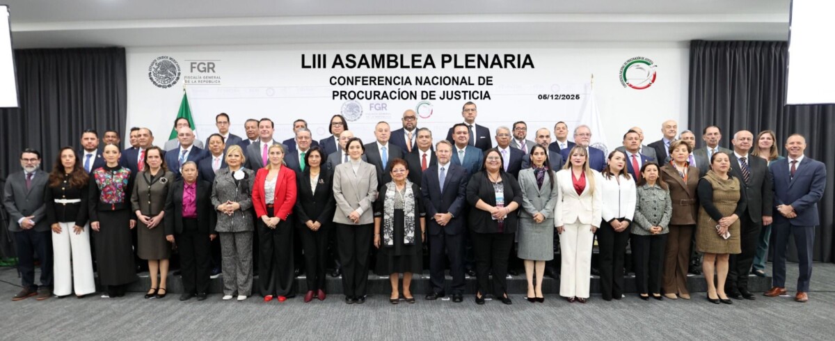 FGR REALIZA CONFERENCIA NACIONAL DE PROCURACIÓN DE JUSTICIA EN LA CIUDAD DE MÉXICO