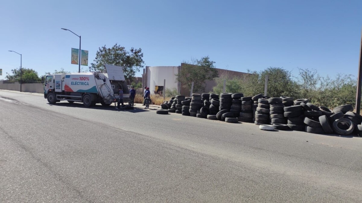 Recibe jornada de Llantatón mil 88 llantas en el norponiente de Hermosillo