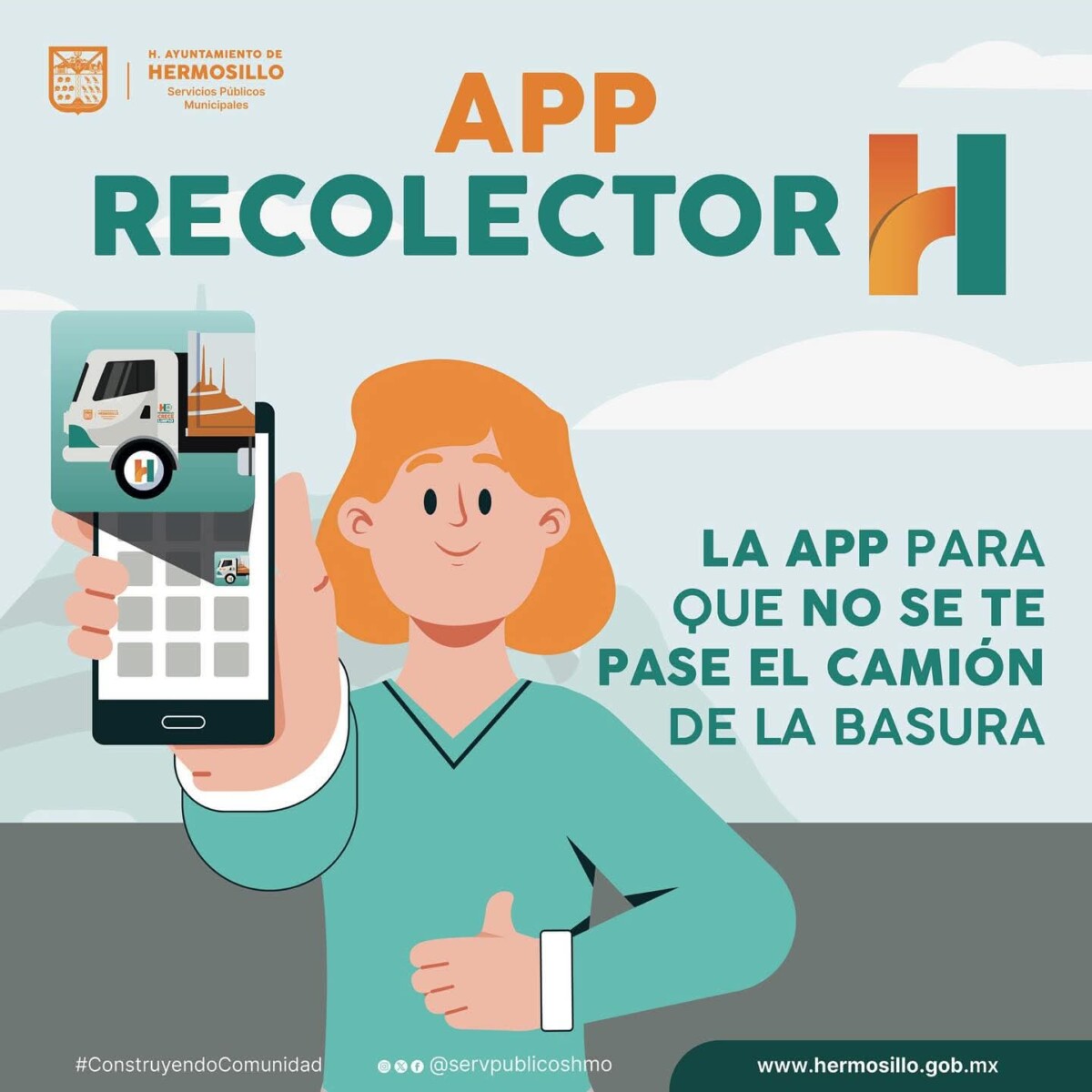 Invita Ayuntamiento de Hermosillo a utilizar la aplicación “Recolector H”