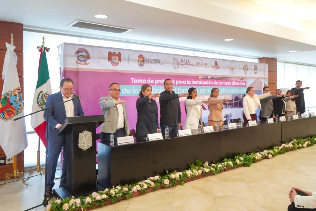 INSTALAN MESA DIRECTIVA DE LA RED BAJACALIFORNIANA DE MUNICIPIOS POR LA SALUD