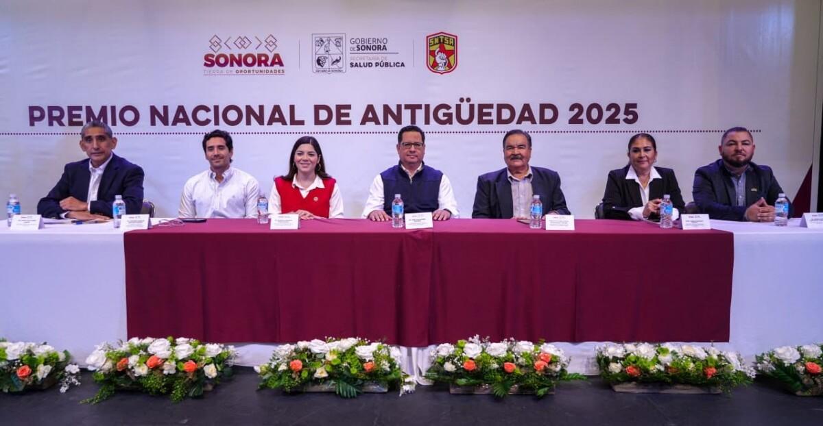 Celebra Salud Sonora Premio Nacional de Antigüedad 2025