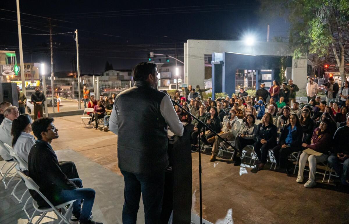Inaugura Ismael Burgueño Sendero Seguro en el Instituto Tecnológico de Tijuana campus Tomás Aquino