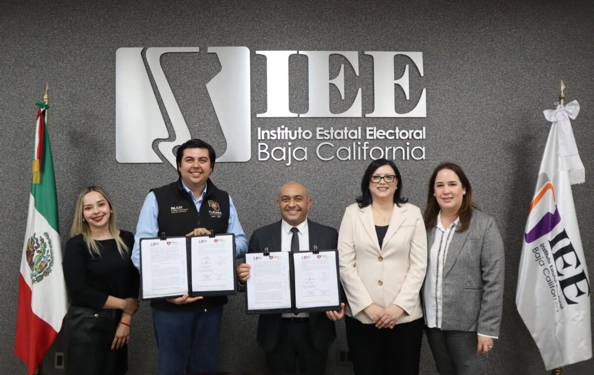 IEEBC E IMJUV DE TIJUANA SIGNAN CONVENIO DE COLABORACIÓN