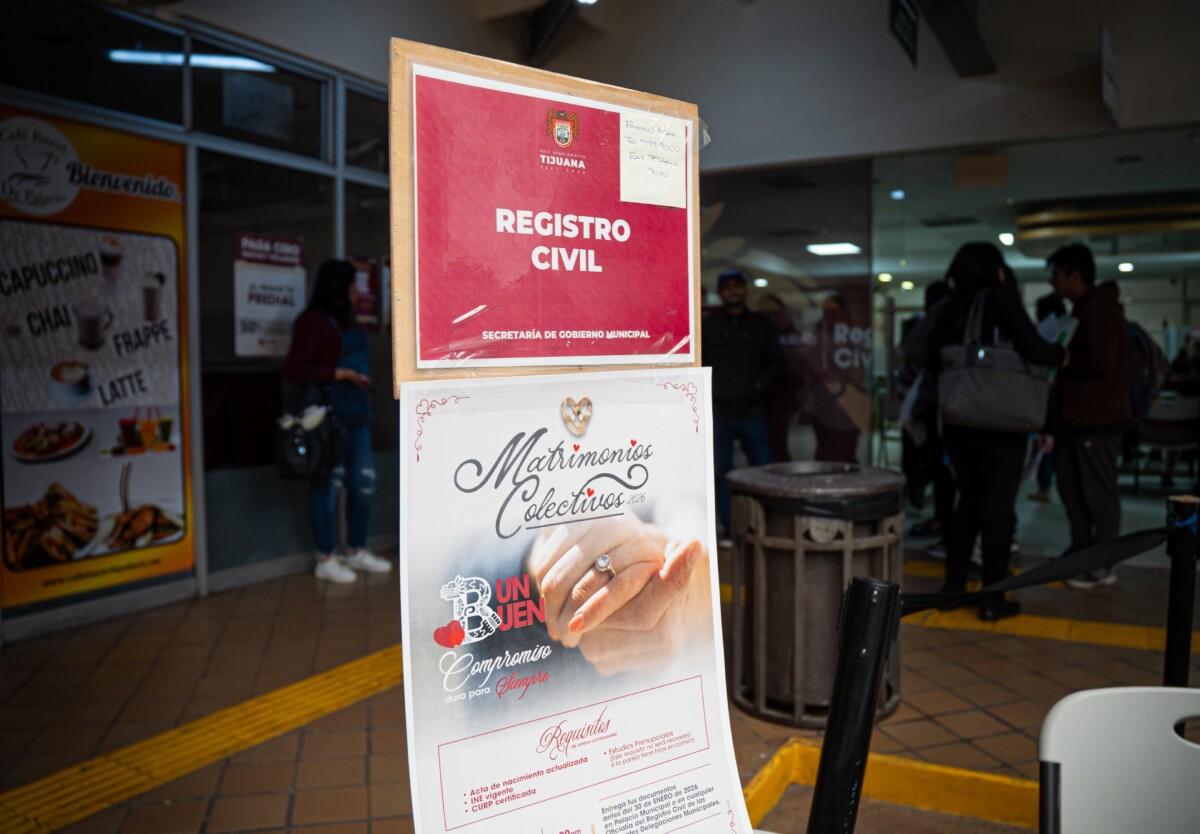 Invita Gobierno Municipal de Tijuana a aprovechar últimos días para inscribirse en la campaña de ‘Matrimonios Colectivos 2026’