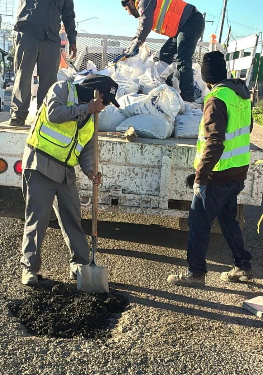Servicios Urbanos lleva a cabo trabajos de bacheo preventivo ante afectaciones por lluvias