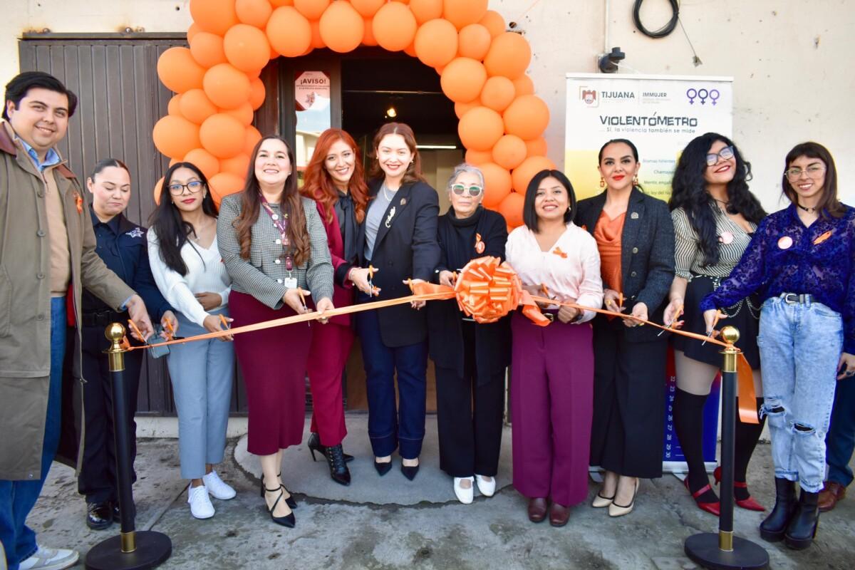 Refuerza Gobierno de Tijuana la seguridad de las mujeres con la activación del Punto Naranja número 23
