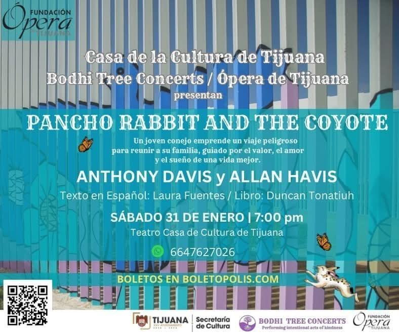 PANCHO RABBIT AND THE COYOTE, PRIMERA PUESTA EN ESCENA TEMPORADA 2026