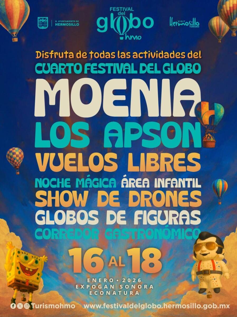 Este viernes inicia el Cuarto Festival del Globo