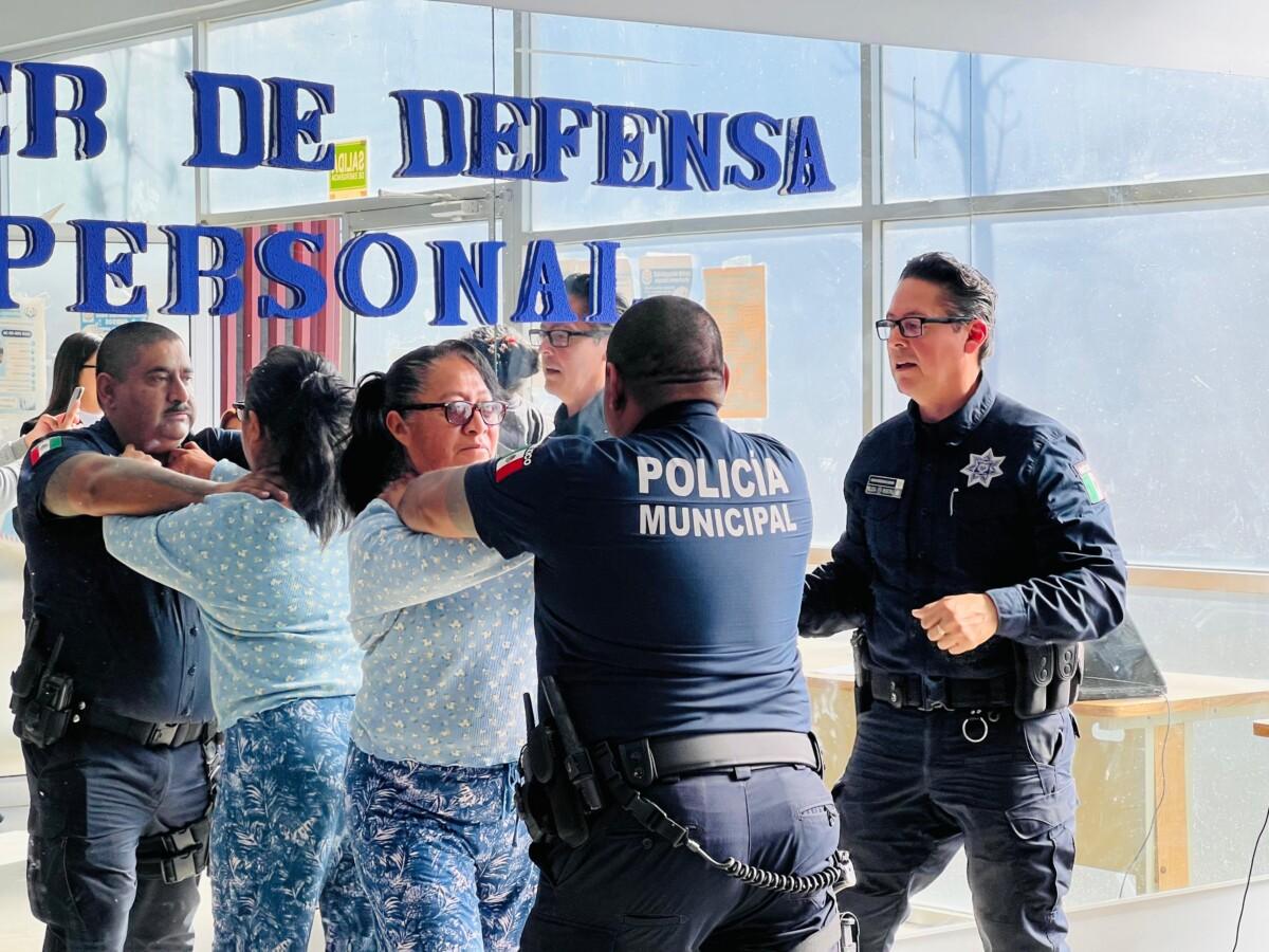 Acerca Gobierno Municipal talleres de defensa personal a zonas prioritarias de Tijuana